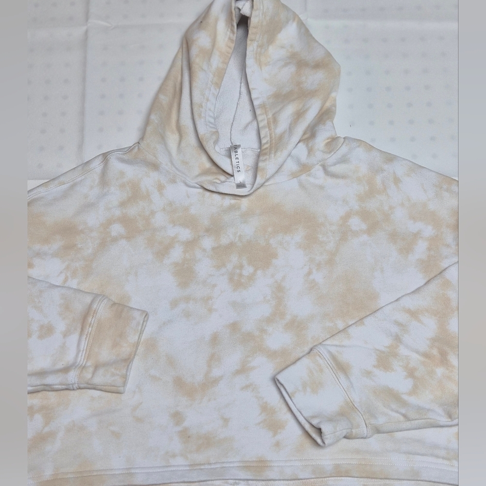 Fabletics Croppef Tie-Dye Hoodie Sz Small